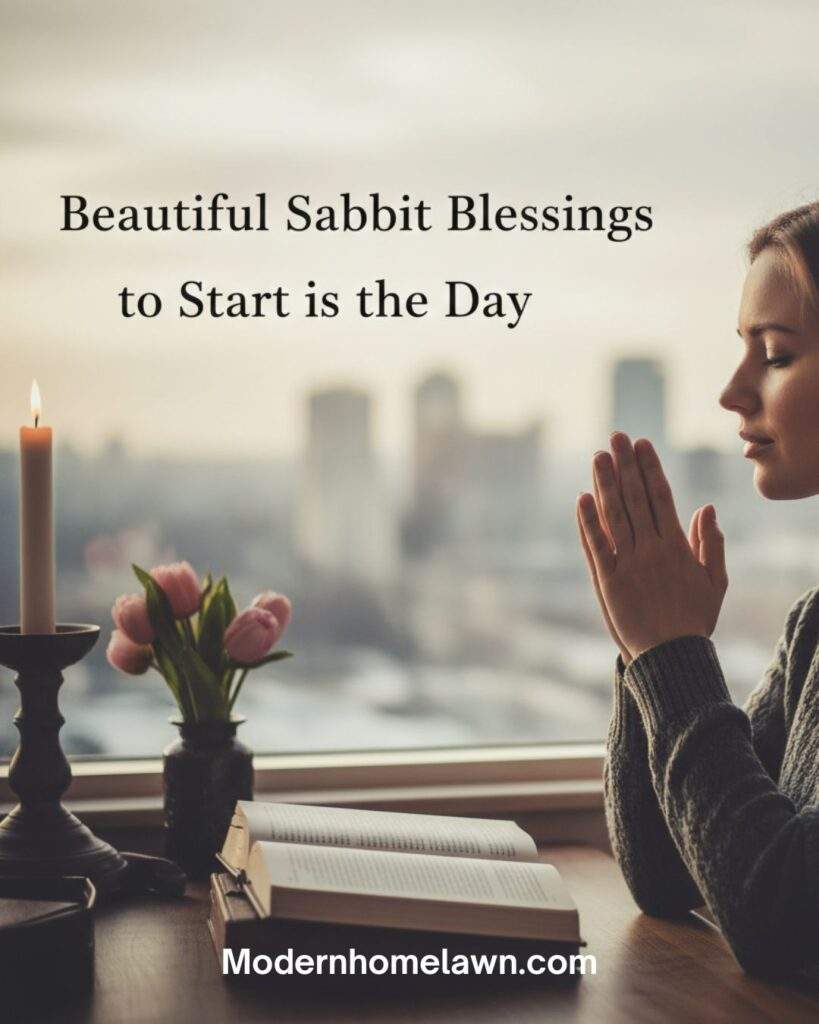 Beautiful Sabbath Blessings to Start the Day
