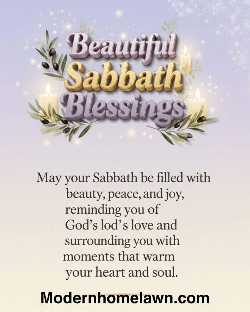 Joyful Sabbath Blessings