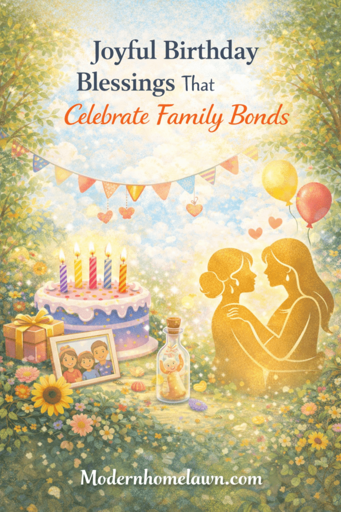 Joyful Birthday Blessings That Celebrate Family Bonds