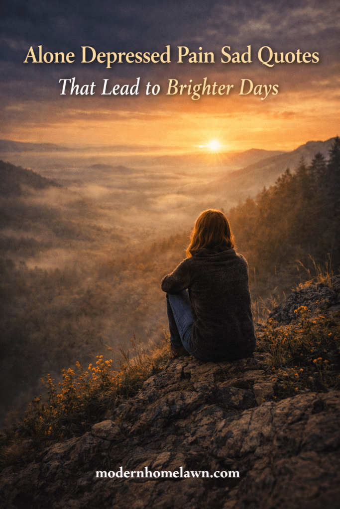 Alone Depressed Pain Sad Quotes That Lead to Brighter Days