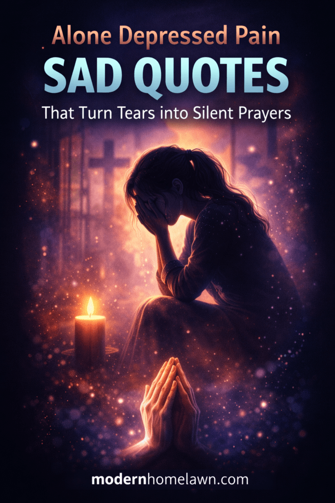 Alone Depressed Pain Sad Quotes That Turn Tears into Silent Prayers