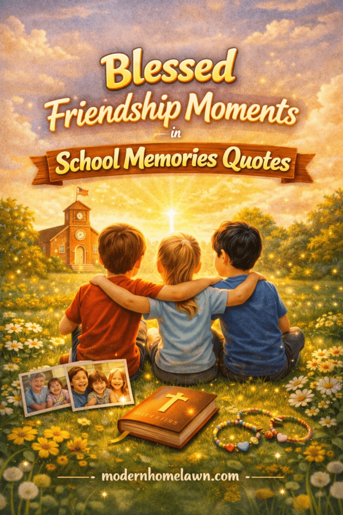 Blessed Friendship Moments in School Memories Quotes
