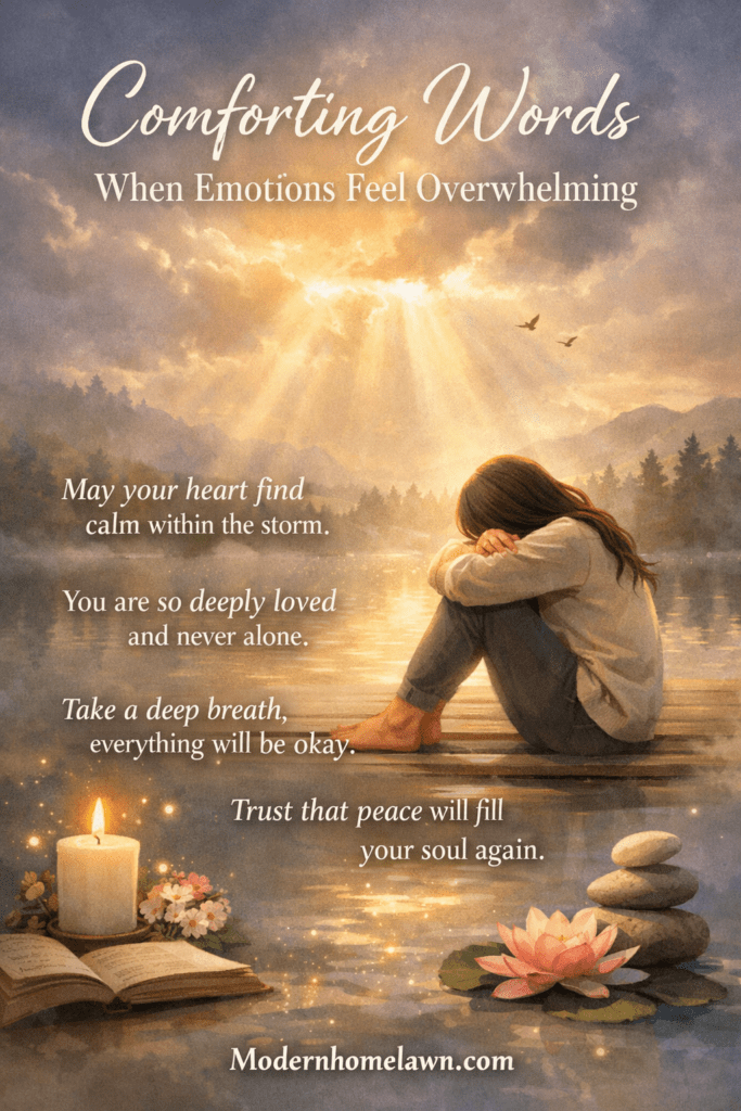 Comforting Words When Emotions Feel Overwhelming
