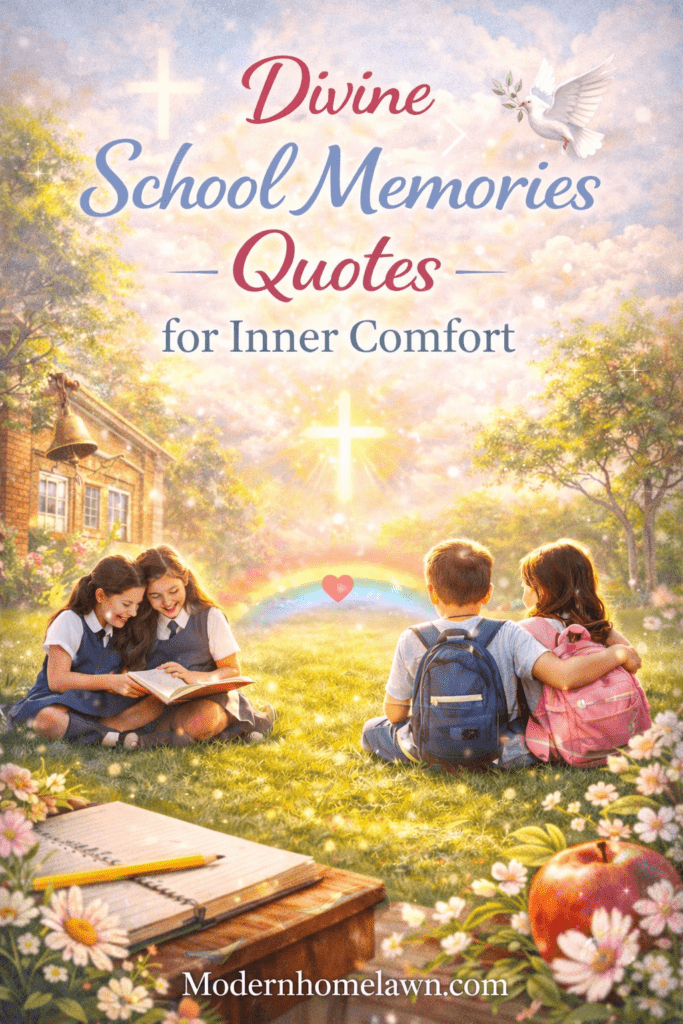 Divine School Memories Quotes for Inner Comfort