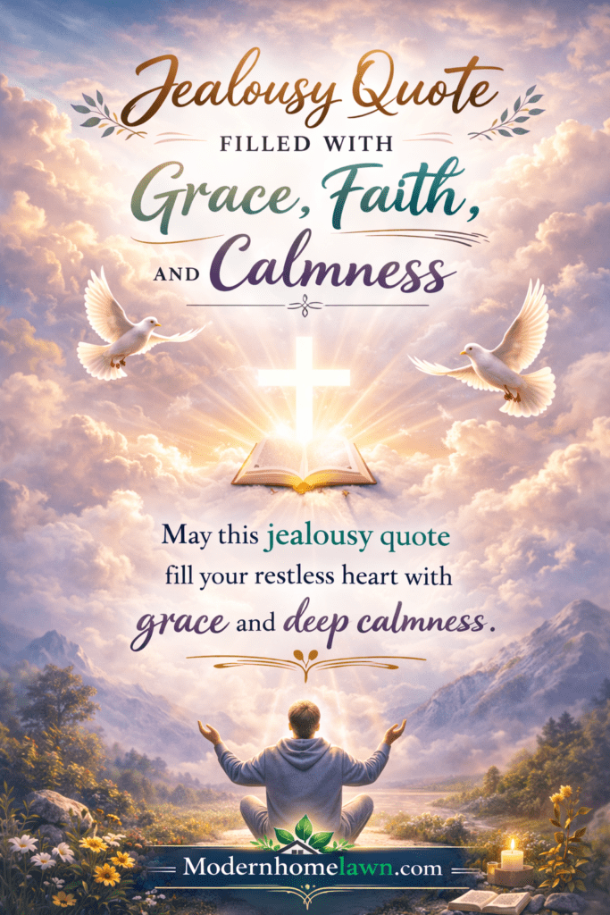 Jealousy Quote Filled with Grace, Faith, and Calmness