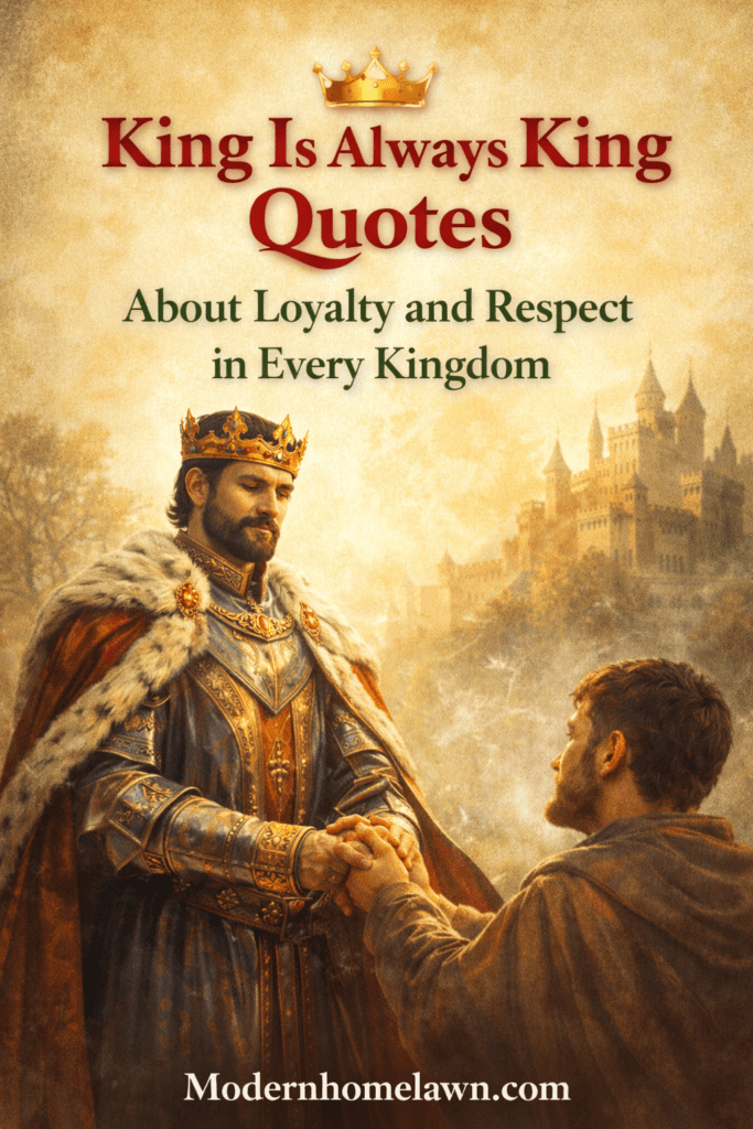 King Is Always King Quotes About Loyalty and Respect in Every Kingdom