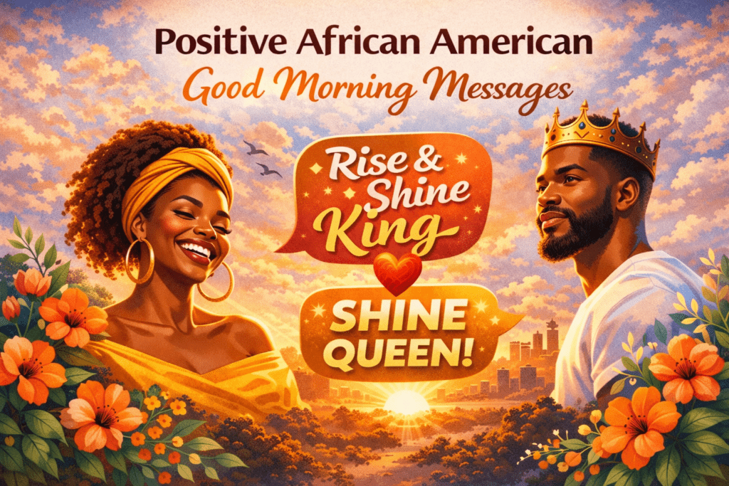 Positive African American Good Morning Messages