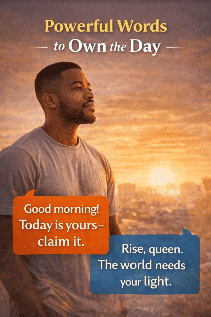 Powerful Words to Own the Day