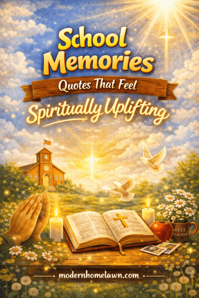 School Memories Quotes That Feel Spiritually Uplifting