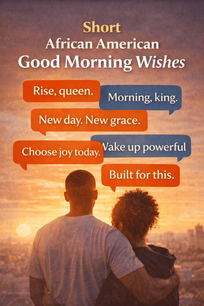Short African American Good Morning Wishes