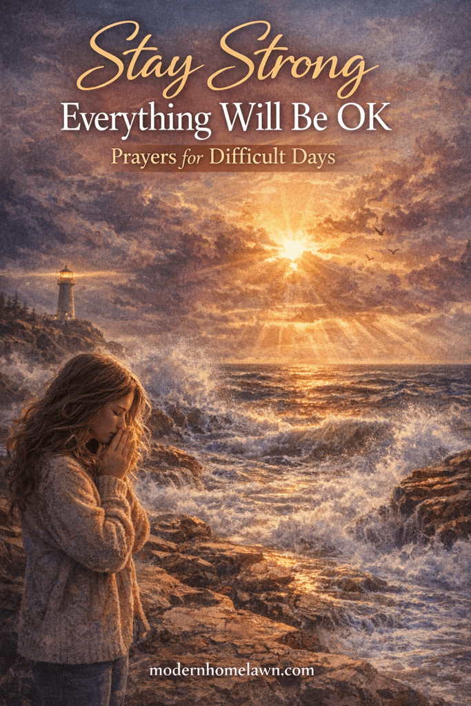 Stay Strong Everything Will Be OK Prayers for Difficult Days