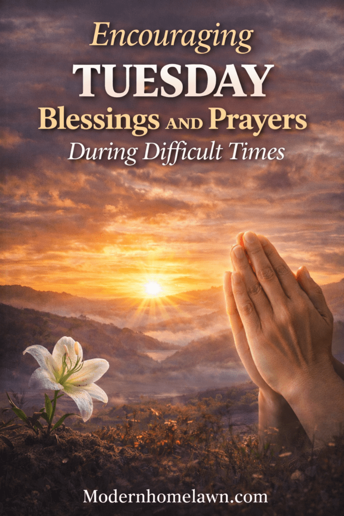 Encouraging Tuesday Blessings and Prayers During Difficult Times