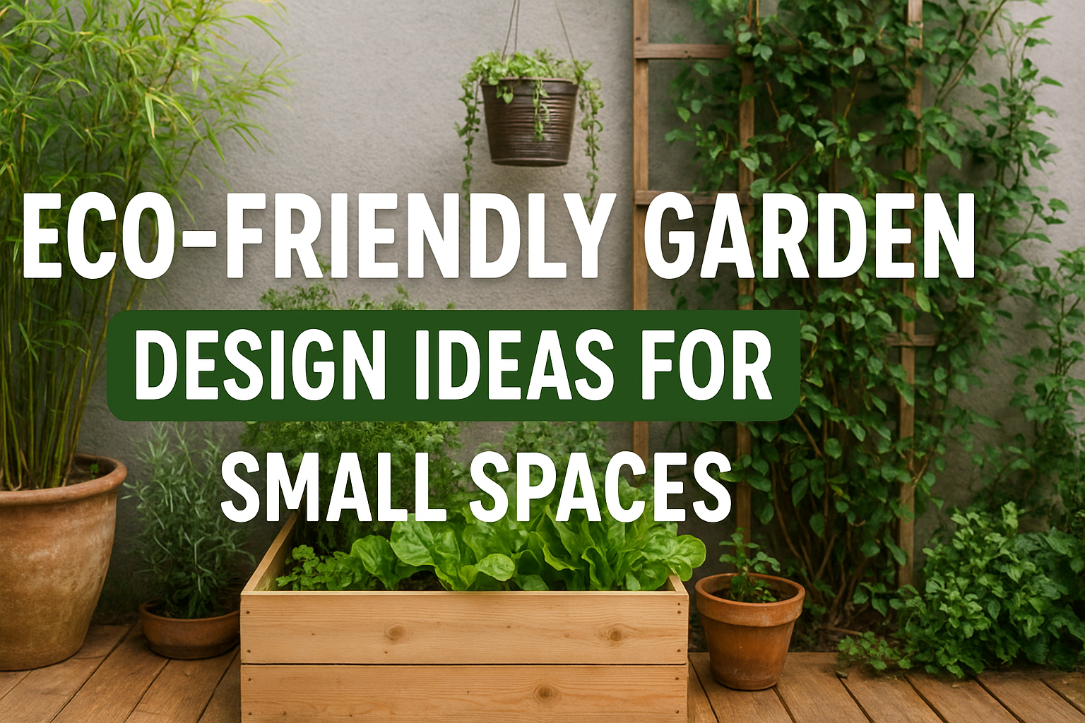 Eco-Friendly Garden Design Ideas for Small Spaces 10 Creative Ways to Transform Your Tiny Space into a Green Paradise