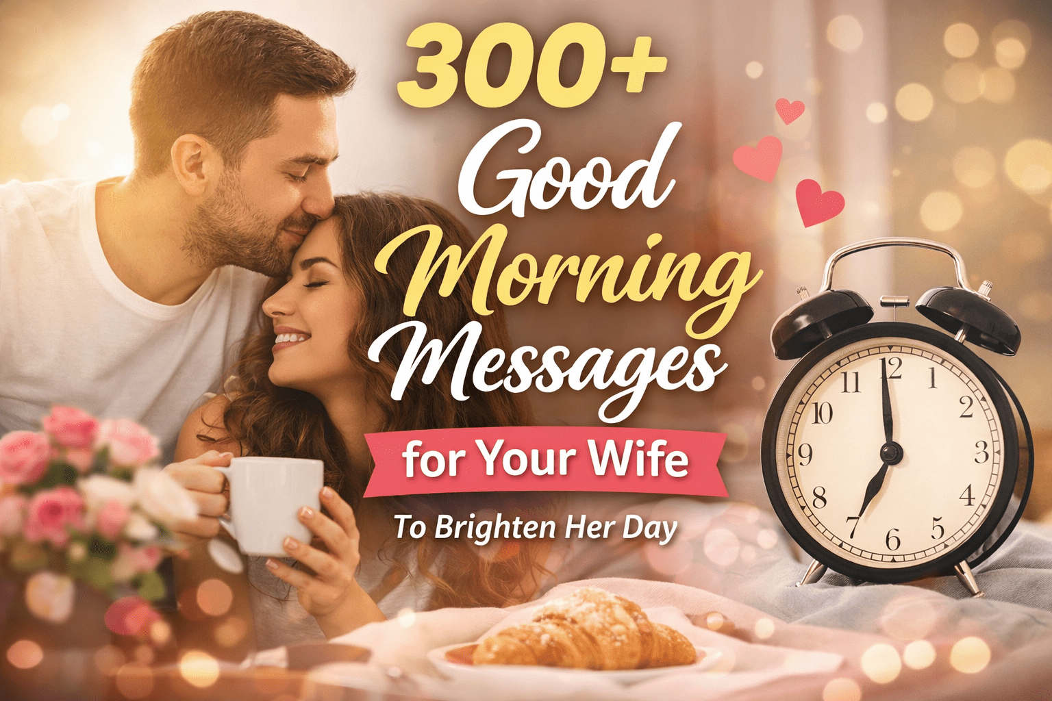 350+ Good Morning Messages for Your Wife to Start Her Day with Love