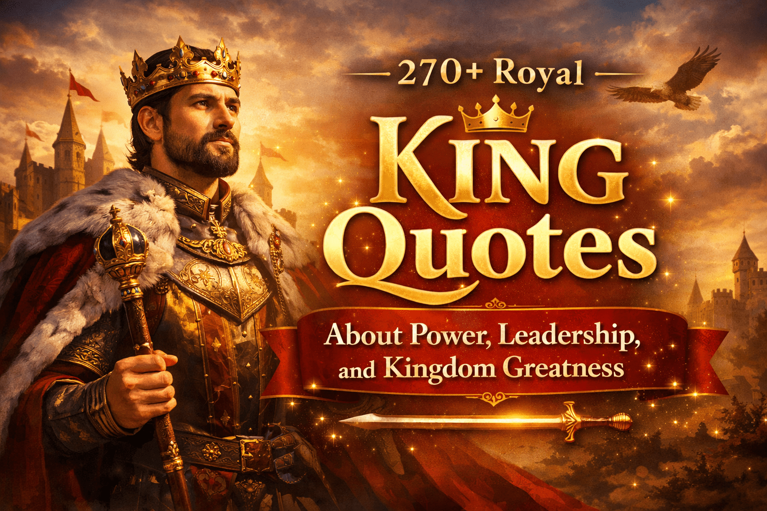 270+ Royal King Quotes About Power, Leadership, and Kingdom Greatness