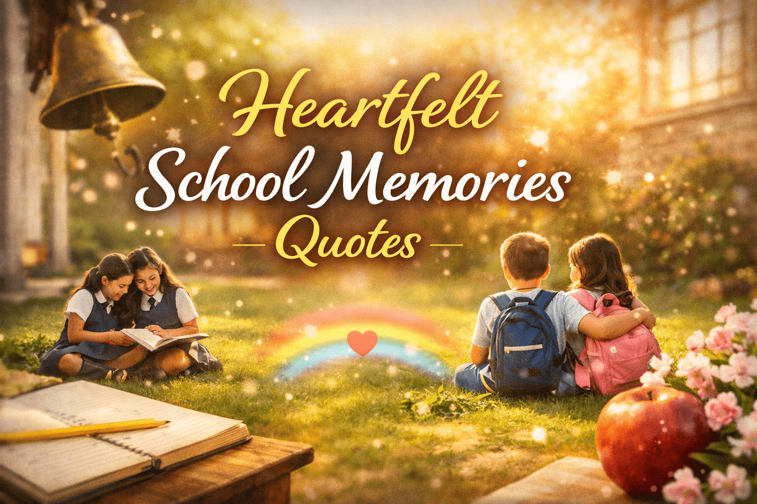 380+ School Memories Quotes That Bring Back Your Old Days