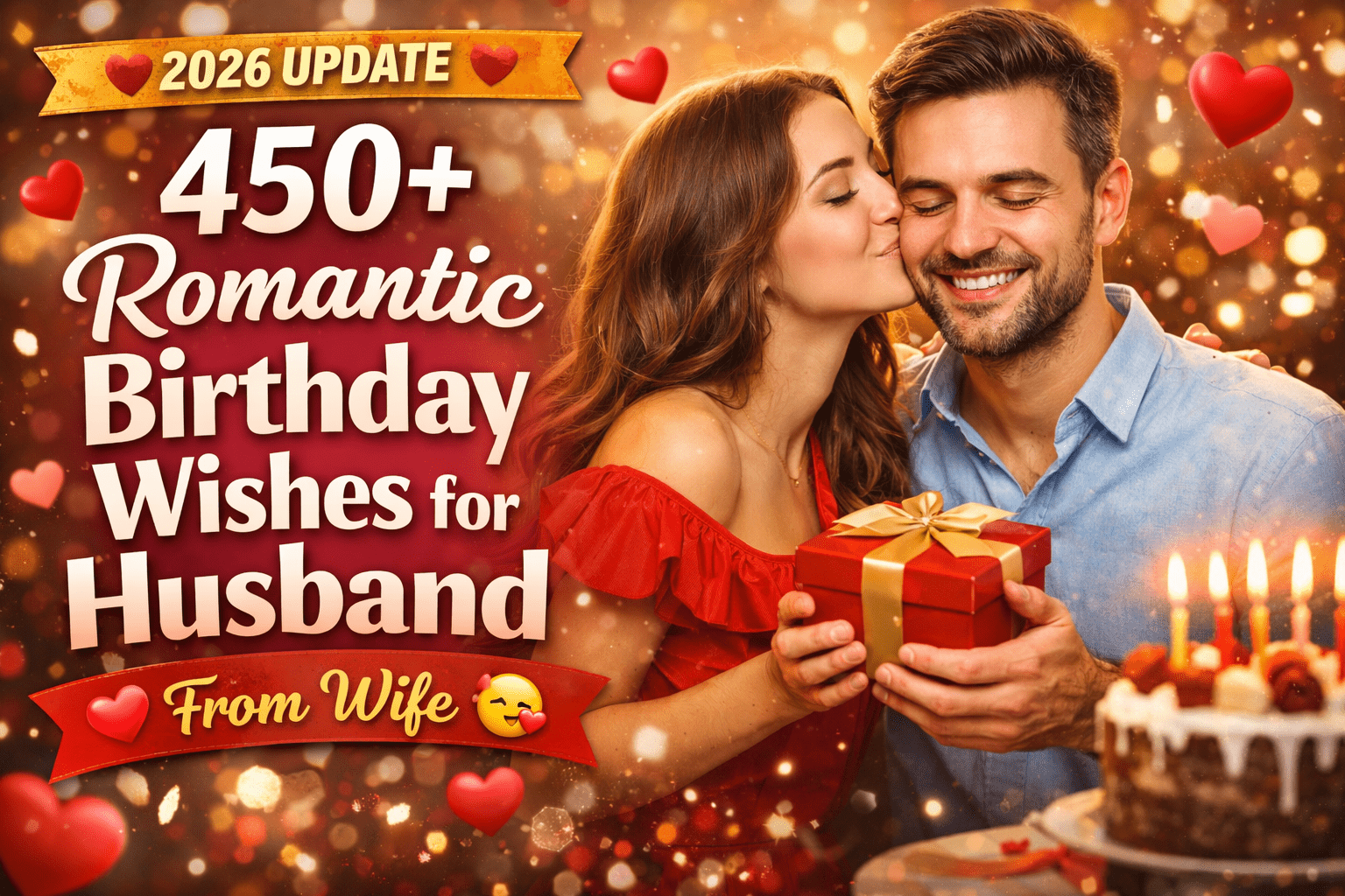 450+ Romantic Birthday Wishes for Husband That Make Him Feel Truly Loved 2026